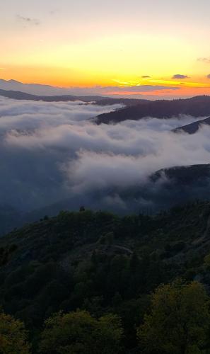 Sunset in California's San Bernardino Mountains