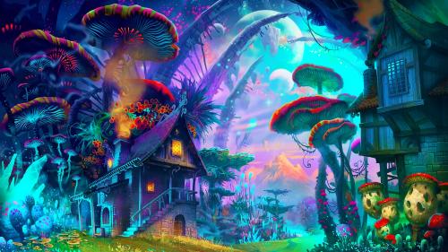 Trippin' Mushroom Forest