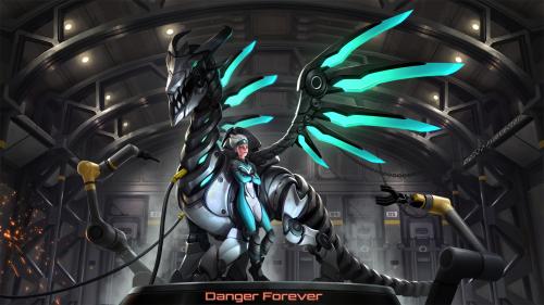 Mecha-Dragon on maintenance