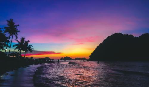 Sunset in Palawan, Philippines