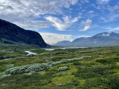 Near Tjaktja pass, On the Kungsleden, Sweden.