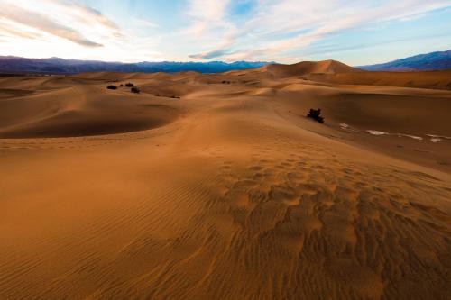 Sunset on the Mesquite Flat Sand Dunes in Death Valley National Park, CA