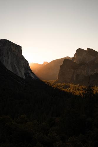 Sunrise at Tunnel View