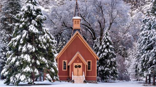 Yosemite National Park on Christmas