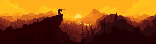 Replaced the guy with a sniper on a Firewatch wallpaper if anyone is interested