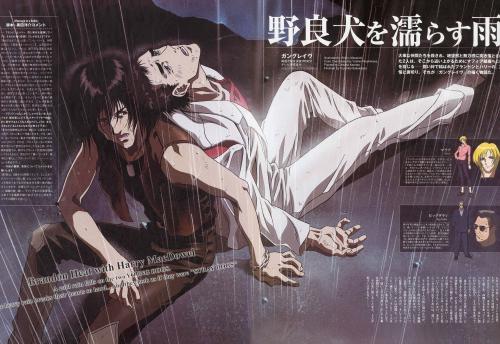I'm looking for the source of this, I wonder if it is official artwork? From Gungrave, anime