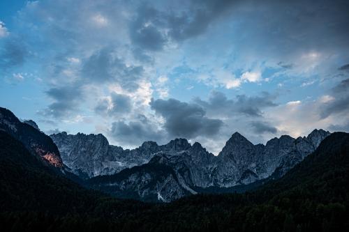 Mt. Špik in the Julian Alps of Slovenia