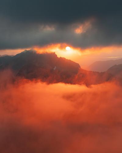 One of the most incredible sunsets I have ever seen. Mt. Rainier National Park.