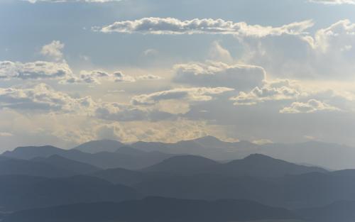 Mystical view of the Denver, CO, Rocky Mountains!