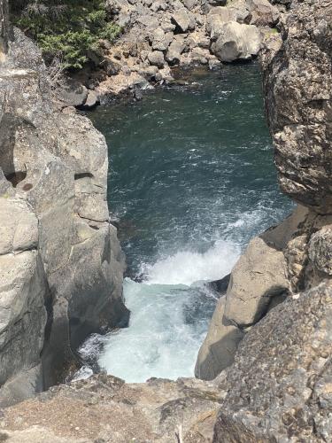 Top of Upper Mccloud Falls Mt Shasta CA