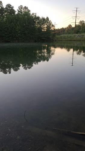 Lake PecanVista like a mirror