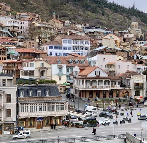 Another view of the pastel balconies of Old Tbilisi. Tbilisi, Republic of Georgia 🇬🇪 photo is OC
