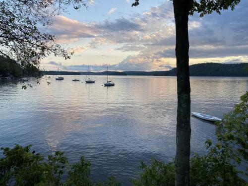 Sailboats on Lake Bomoseen