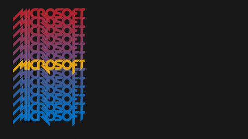 Retro Microsoft wallpaper