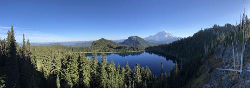 Mount Rainier, view from Summit Lake