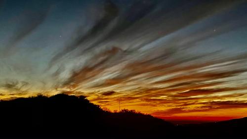 Jupiter+Saturn solstice conjunction upstaged by sunset