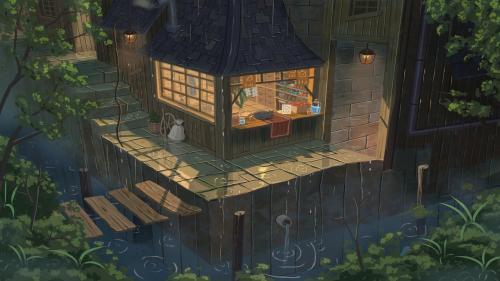 "Shelter From the Rain" by あめ｜@ayuli2424