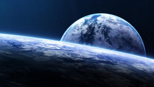 Earth Horizon Spacescape