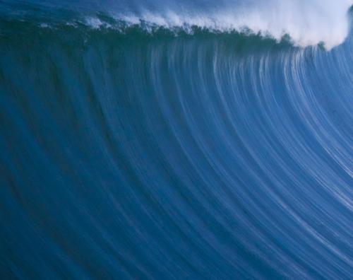 Blue Lines: a shot from the epic January swell in Imperial Beach, CA