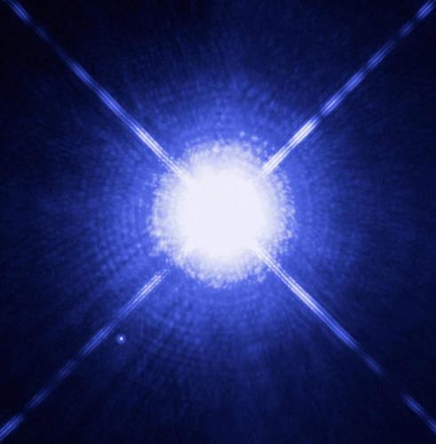 Sirius A and his little friend a white dwarf