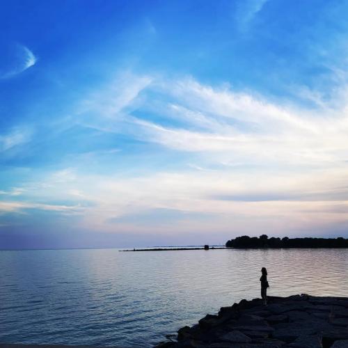 Reflections of Colour; Lake Ontario in Kingston; Ontario