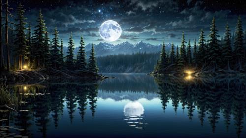 " night lake"