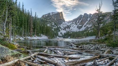 Alpenglow Dream Lake Rocky Mountain National Park