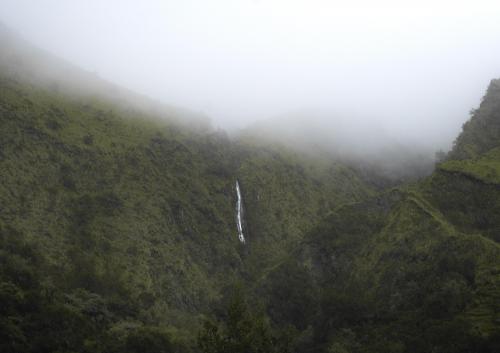 A waterfall somewhere near Salkantay, Peru