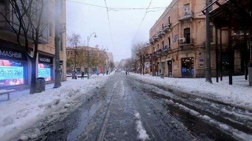 One of the central streets of Jerusalem