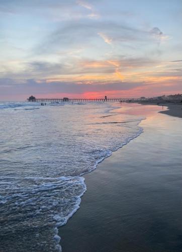 Sunsets in Huntington Beach, California