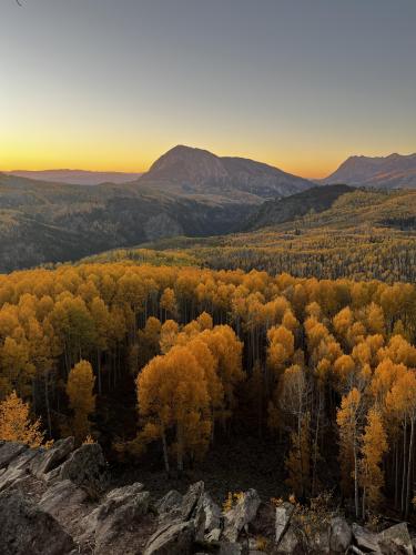 Fall colors around Mt Crested Butte