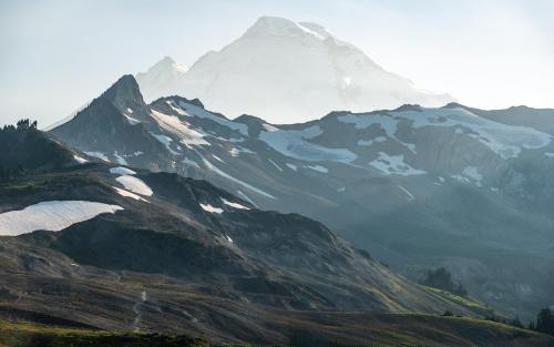 A very dry Mt Baker