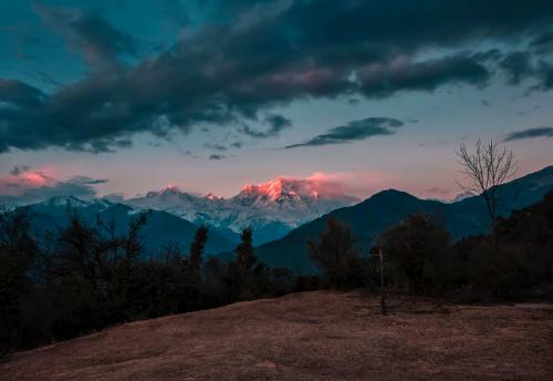 mountain and sky