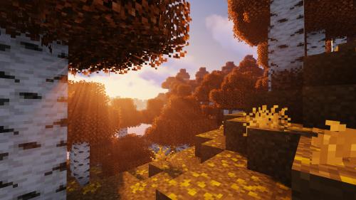 Beauty of Minecraft - picture I took using the Stay True resource pack + Sildurs Shaders