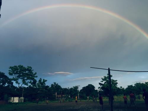 Sky after heavy rain