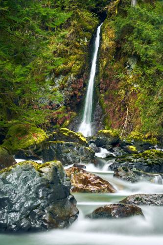 Therriault Falls at Rosewall Creek, British Columbia