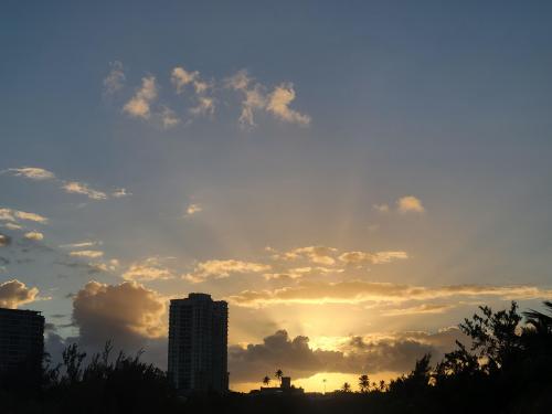 sunset in san juan