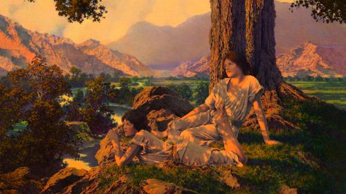 Maxfield Parrish - Hilltop 1926