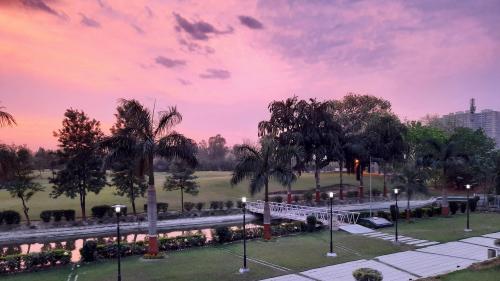 Golf Course at sunset