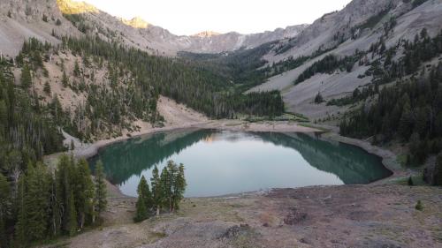 Mill Lake Sawtooth Mountains