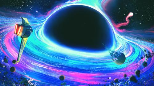 The not so void - Black Hole by Victor Sales