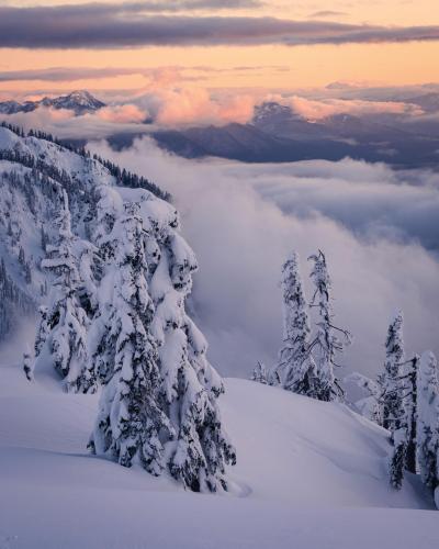 The Mount Baker Wilderness Wrapped in Her Winter Blanket