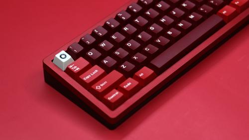 Red colored Mechanical Keyboard