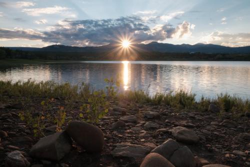 La Plata Mountains Sunrise at Mancos State Park, Colorado