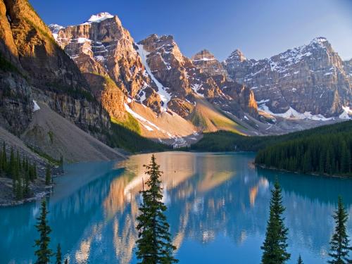 Sunset at Reddit Lake  Banff NP, Canada