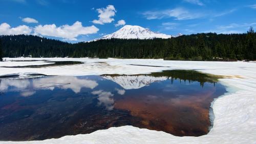 Mt Rainier from Reflection Lake, Washington