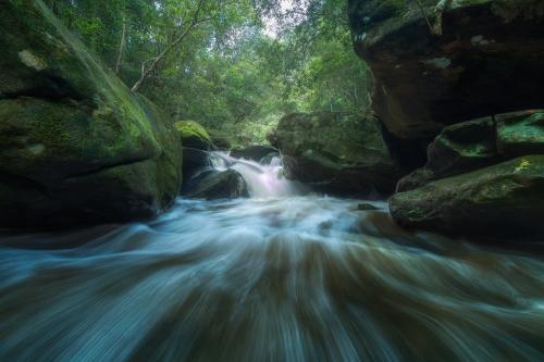 Hidden cascade in the forests of Somersby, NSW, Australia