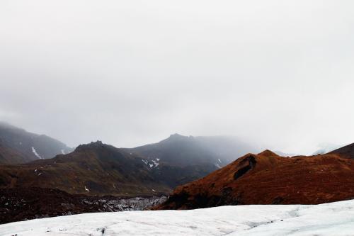 Falljökull Glacier and Mountains, Iceland