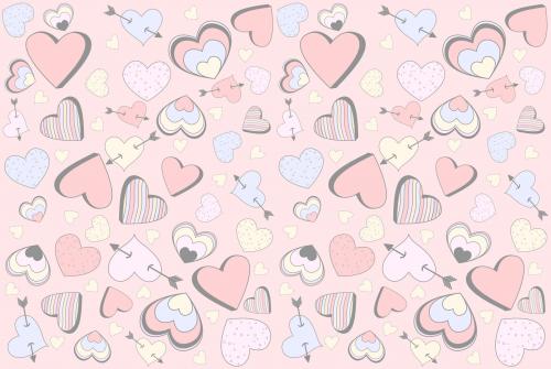 Pink hearts