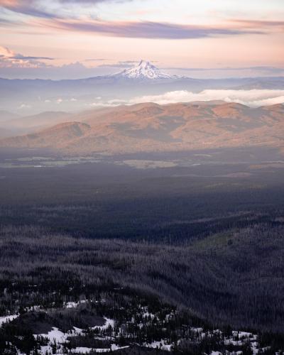 Mt. Hood, OR in the Morning Glow